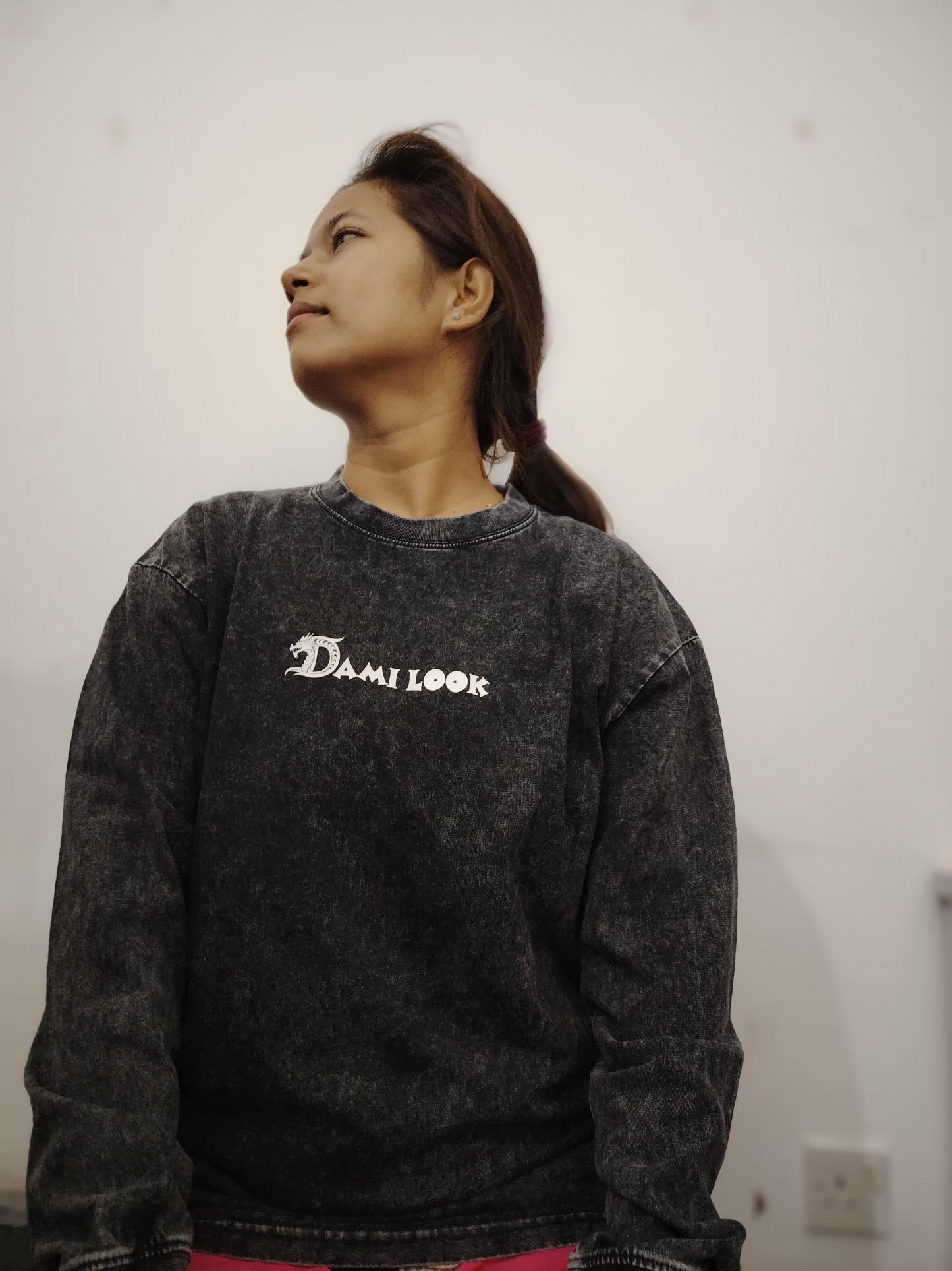 🎧 Nephop Skull Long Sleeve – Oversized | 230 GSM | DTG Print | HipHop Streetwear
